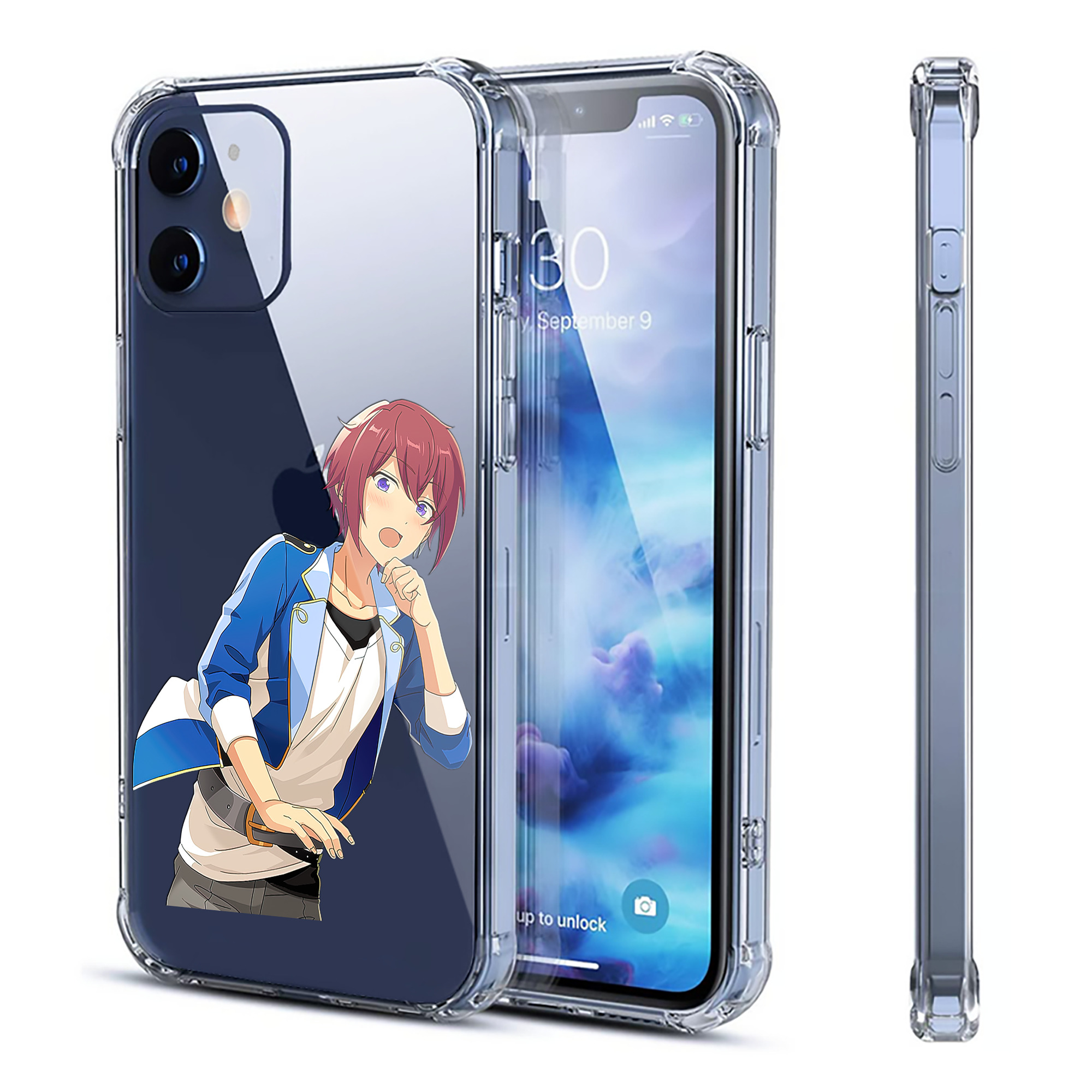（画像用） あんさんぶるスターズ! Ensemble Stars 【iPhone 12シリーズ対応】透明スマホケース（クリアソフトケース）